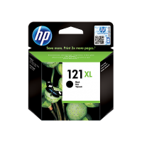 HP 121XL, Оригинальный струйный картридж HP увеличенной емкости, Черный (CC641HE)
