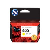 HP 655, Оригинальный картридж HP Ink Advantage, Желтый for Deskjet Ink Advantage 3525/4615/4625/5525/6525, up to 600 pages. (CZ112AE)