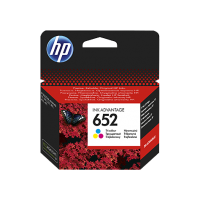 HP 652, Оригинальный струйный картридж Ink Advantage, Трехцветный for DeskJet IA 1115/2135/3635/3835/4535/4675 up to 200 pages (F6V24AE)