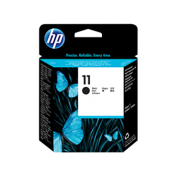 HP 11, Печатающая головка HP, Черная for BI 2200/2250, DesignJet 500/800/1000/1200d/2300/2600/2800/110plus/9110/cp1700, up to 16000 pages. (C4810A)
