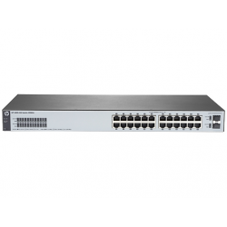 HPE J9980A, Коммутатор HPE 1820 24G Switch (24 ports 10/100/1000 + 2 SFP, WEB-managed, fanless) (repl. for J9803A)