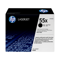 HP 55X, Упаковка 2шт, Оригинальные лазерные картриджи HP LaserJet увеличенной емкости, Черные for Laser Jet P3015/Pro 500 MFP M521/MFP M525, up to 12500 pages. (CE255XD)