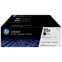 HP CE285AF, Черные картриджи HP 85A LaserJet с тонером в сдвоенной упаковке for LaserJet 1102/P1106/M1132/M1212/M1217, up to 1600 pages.