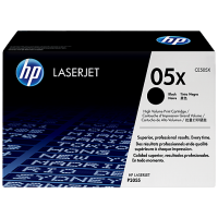 HP 05X, Оригинальный лазерный картридж HP LaserJet увеличенной емкости, Черный (CE505X)