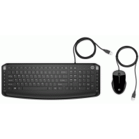 HP 9DF28AA, Клавиатура и мышь Keyboard and Mouse HP Pavilion 200 Wired RUSS (black) cons